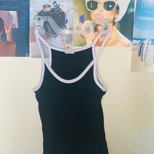 brandy melville b&w tank